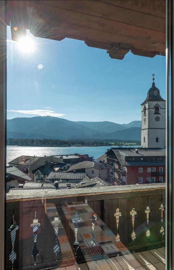 Aberseeblick Pension Ellmauer Sankt Wolfgang im Salzkammergut Ngoại thất bức ảnh