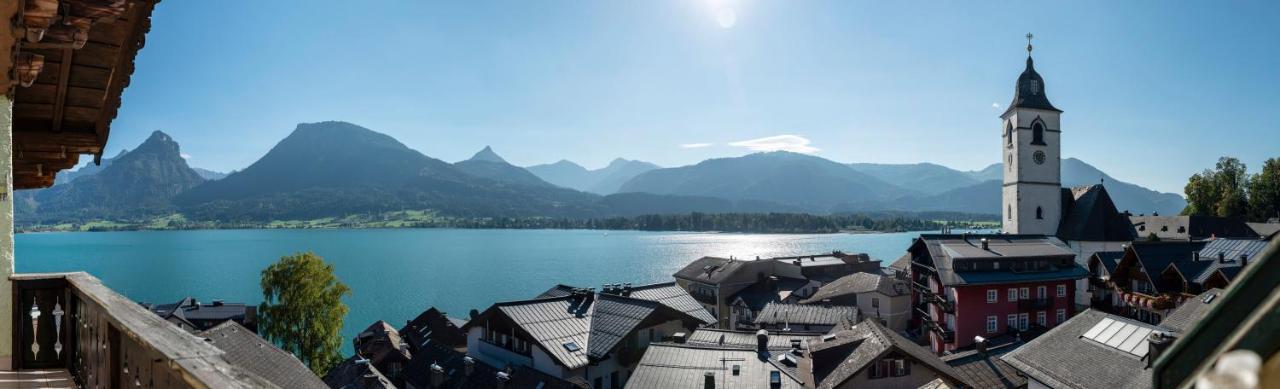 Aberseeblick Pension Ellmauer Sankt Wolfgang im Salzkammergut Ngoại thất bức ảnh