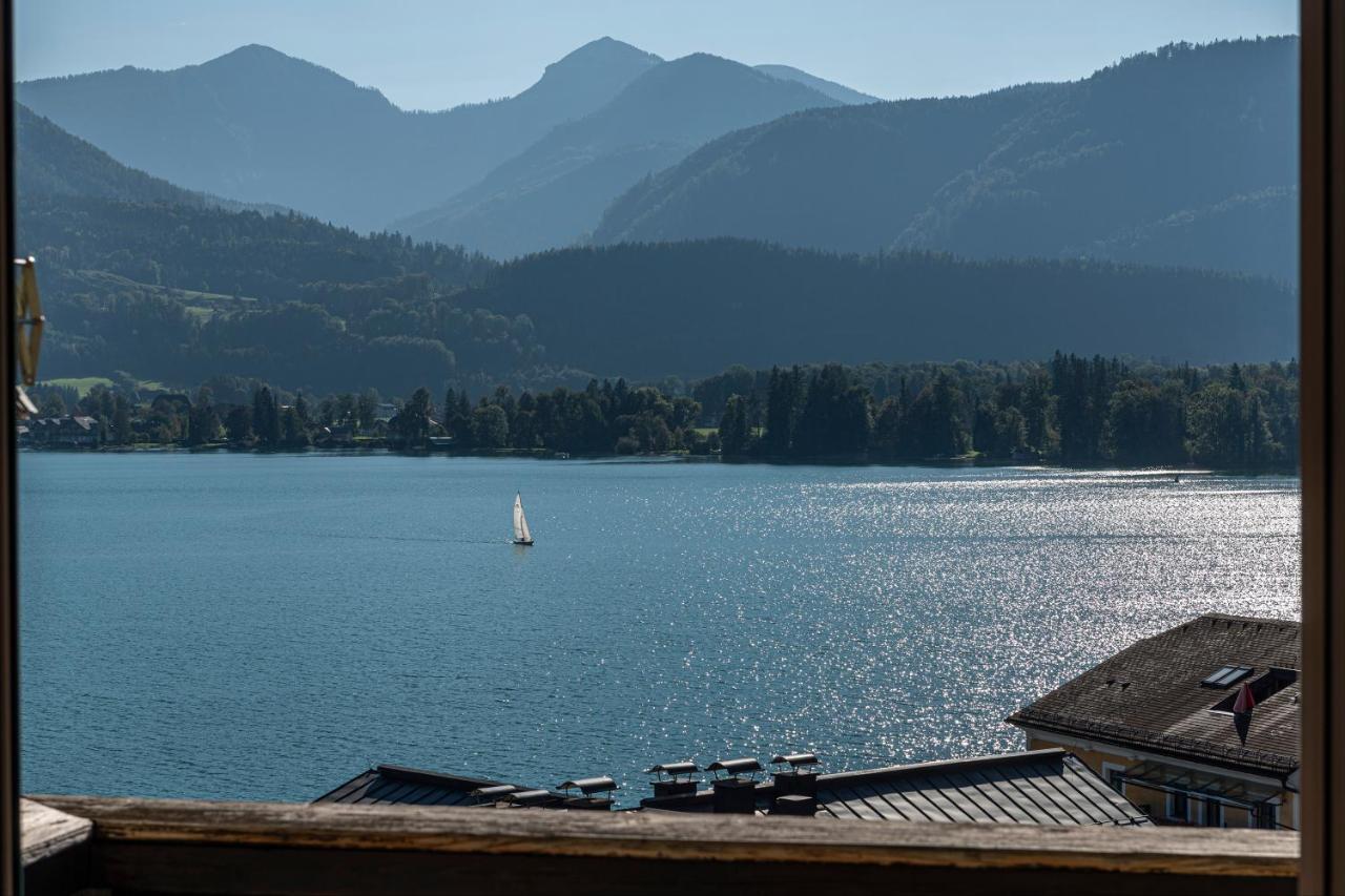 Aberseeblick Pension Ellmauer Sankt Wolfgang im Salzkammergut Ngoại thất bức ảnh