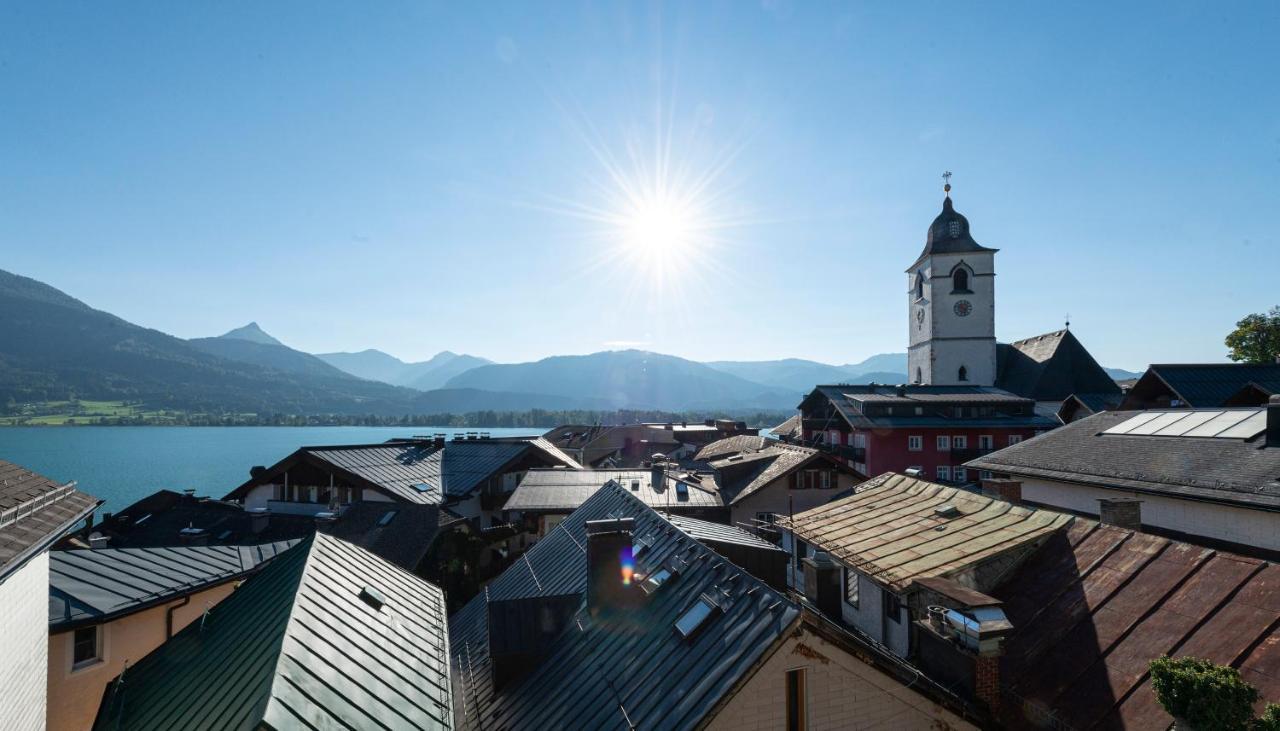 Aberseeblick Pension Ellmauer Sankt Wolfgang im Salzkammergut Ngoại thất bức ảnh
