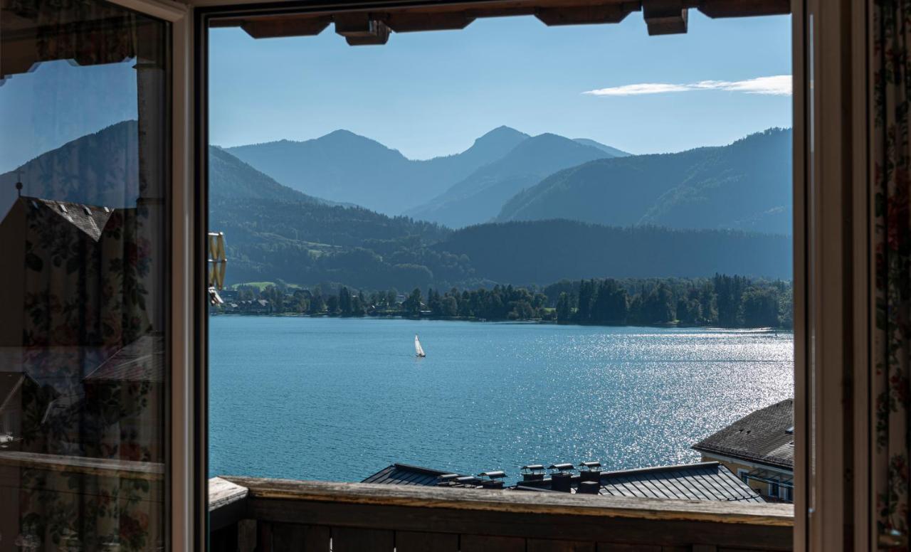 Aberseeblick Pension Ellmauer Sankt Wolfgang im Salzkammergut Ngoại thất bức ảnh