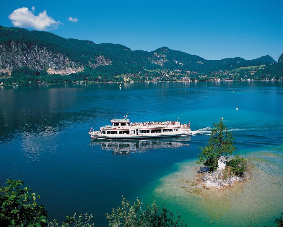 Aberseeblick Pension Ellmauer Sankt Wolfgang im Salzkammergut Ngoại thất bức ảnh