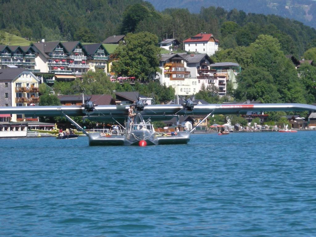 Aberseeblick Pension Ellmauer Sankt Wolfgang im Salzkammergut Ngoại thất bức ảnh