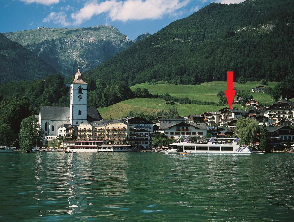 Aberseeblick Pension Ellmauer Sankt Wolfgang im Salzkammergut Ngoại thất bức ảnh
