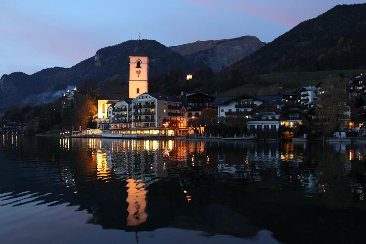 Aberseeblick Pension Ellmauer Sankt Wolfgang im Salzkammergut Ngoại thất bức ảnh